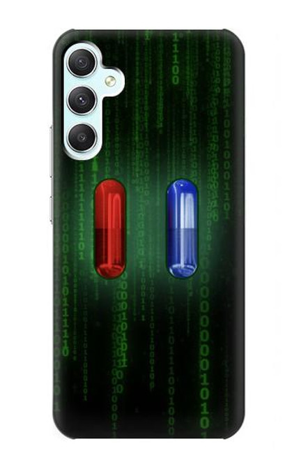 S3816 Red Pill Blue Pill Capsule Case For Samsung Galaxy A34 5G