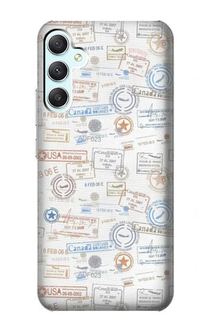 S3903 Travel Stamps Case For Samsung Galaxy A34 5G