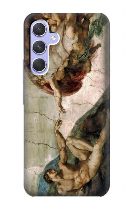 S0179 Michelangelo Creation of Adam Case For Samsung Galaxy A54 5G
