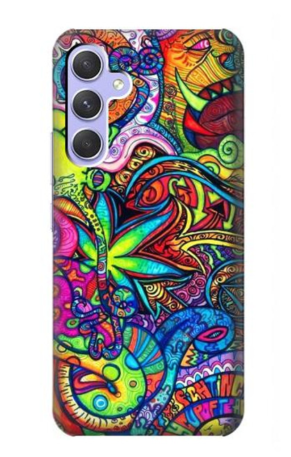 S3255 Colorful Art Pattern Case For Samsung Galaxy A54 5G