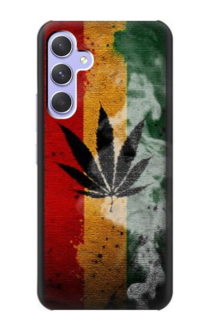 S3890 Reggae Rasta Flag Smoke Case For Samsung Galaxy A54 5G