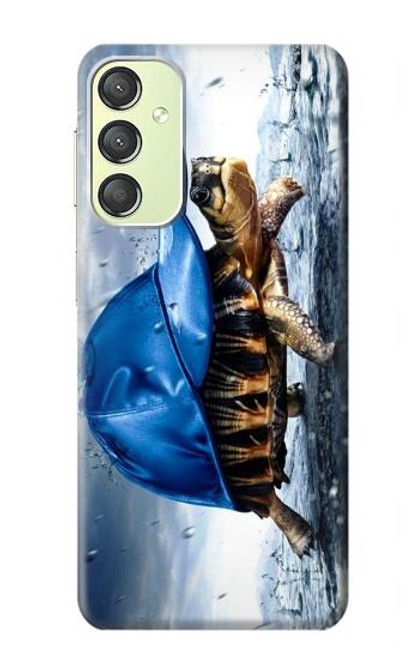 S0084 Turtle in the Rain Case For Samsung Galaxy A24 4G