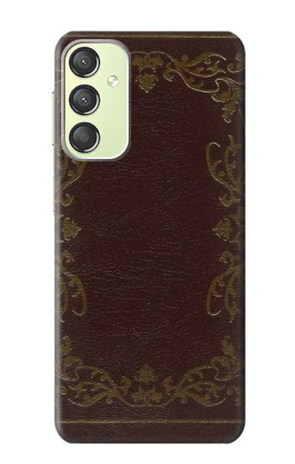 S3553 Vintage Book Cover Case For Samsung Galaxy A24 4G