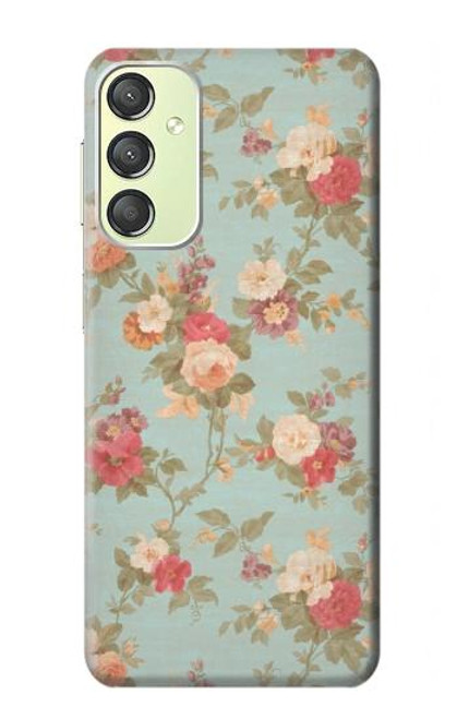 S3910 Vintage Rose Case For Samsung Galaxy A24 4G