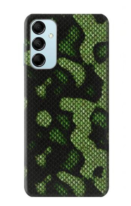 S2877 Green Snake Skin Graphic Printed Case For Samsung Galaxy M14