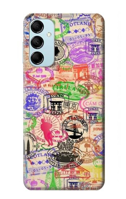 S3904 Travel Stamps Case For Samsung Galaxy M14