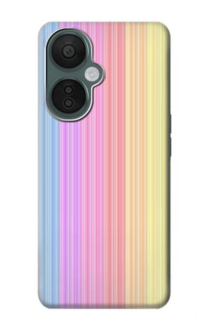 S3849 Colorful Vertical Colors Case For OnePlus Nord CE 3 Lite, Nord N30 5G