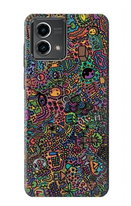 S3815 Psychedelic Art Case For Motorola Moto G Stylus 5G (2023)