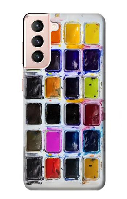 S3956 Watercolor Palette Box Graphic Case For Samsung Galaxy S21 5G