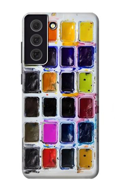 S3956 Watercolor Palette Box Graphic Case For Samsung Galaxy S21 FE 5G