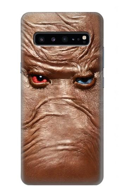 S3940 Leather Mad Face Graphic Paint Case For Samsung Galaxy S10 5G