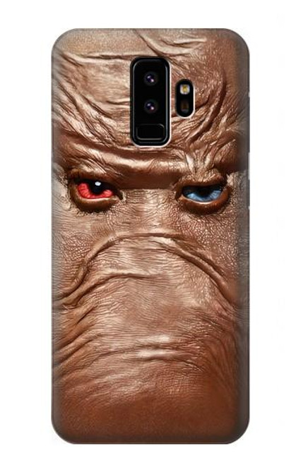 S3940 Leather Mad Face Graphic Paint Case For Samsung Galaxy S9