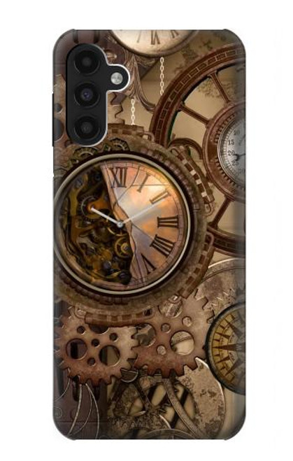 S3927 Compass Clock Gage Steampunk Case For Samsung Galaxy A13 4G