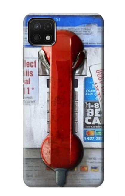 S3925 Collage Vintage Pay Phone Case For Samsung Galaxy A22 5G