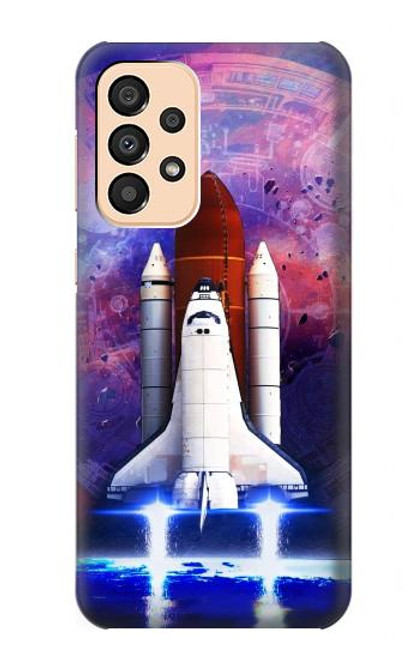 S3913 Colorful Nebula Space Shuttle Case For Samsung Galaxy A33 5G