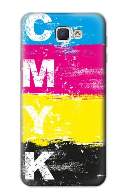 S3930 Cyan Magenta Yellow Key Case For Samsung Galaxy J7 Prime (SM-G610F)