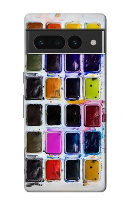 S3956 Watercolor Palette Box Graphic Case For Google Pixel 7 Pro