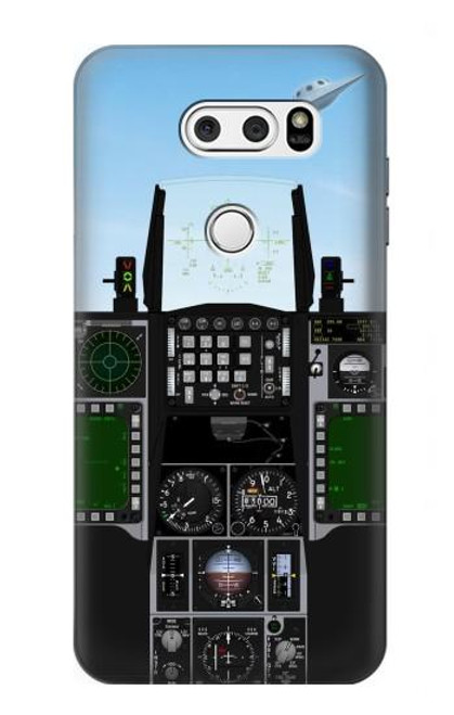 S3933 Fighter Aircraft UFO Case For LG V30, LG V30 Plus, LG V30S ThinQ, LG V35, LG V35 ThinQ