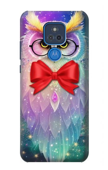 S3934 Fantasy Nerd Owl Case For Motorola Moto G Play (2021)