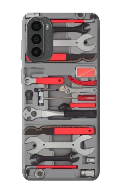 S3921 Bike Repair Tool Graphic Paint Case For Motorola Moto G52, G82 5G