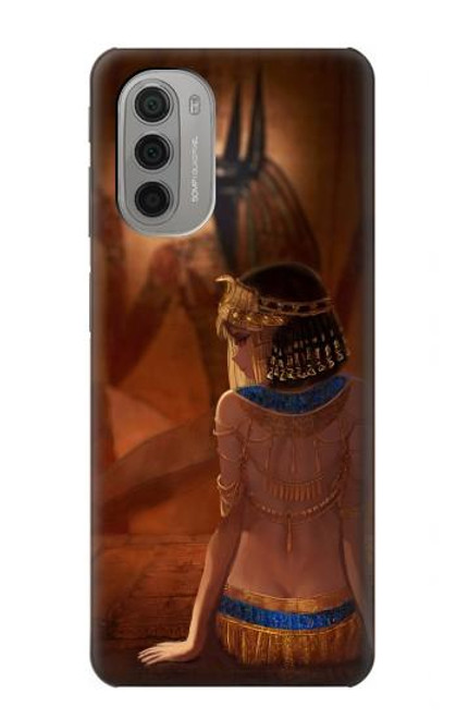 S3919 Egyptian Queen Cleopatra Anubis Case For Motorola Moto G51 5G