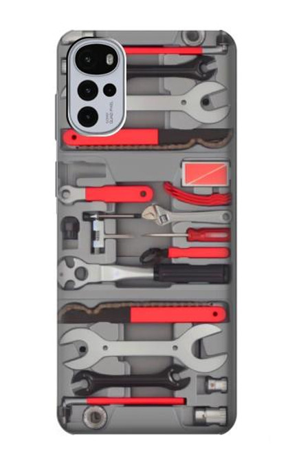 S3921 Bike Repair Tool Graphic Paint Case For Motorola Moto G22