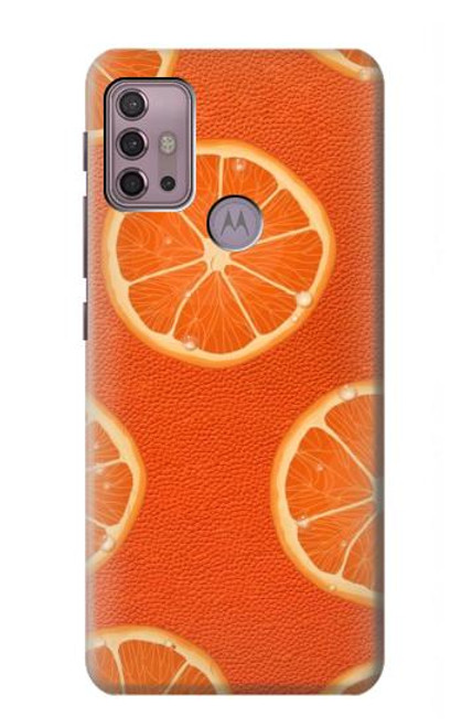 S3946 Seamless Orange Pattern Case For Motorola Moto G30, G20, G10