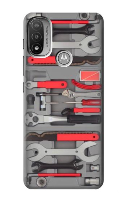 S3921 Bike Repair Tool Graphic Paint Case For Motorola Moto E20,E30,E40