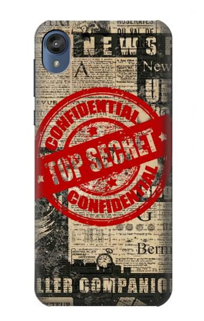 S3937 Text Top Secret Art Vintage Case For Motorola Moto E6, Moto E (6th Gen)