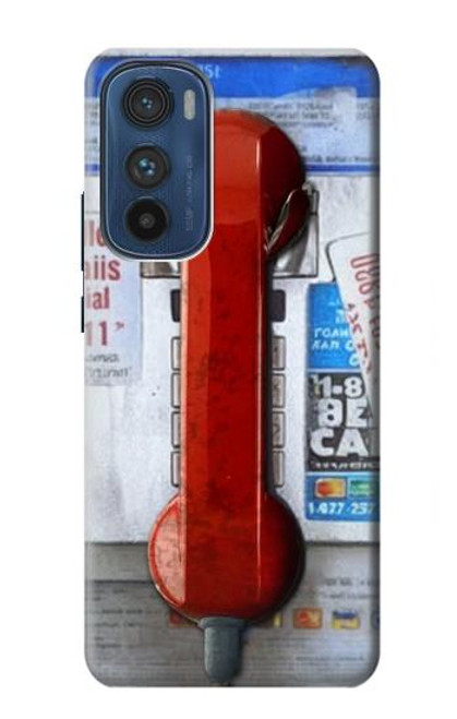 S3925 Collage Vintage Pay Phone Case For Motorola Edge 30