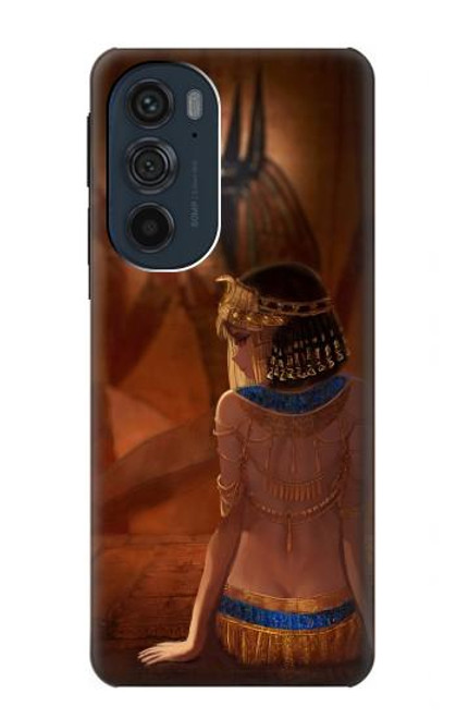 S3919 Egyptian Queen Cleopatra Anubis Case For Motorola Edge 30 Pro