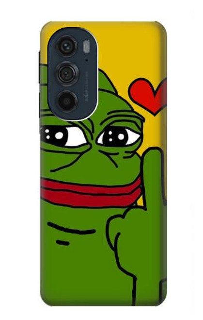 S3945 Pepe Love Middle Finger Case For Motorola Edge 30 Pro