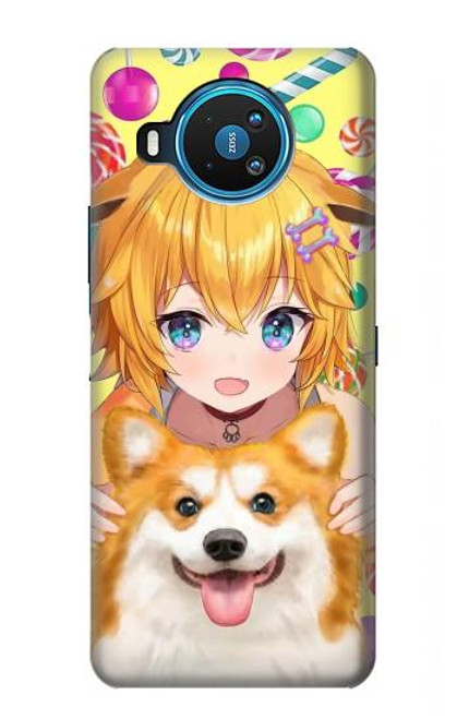 S3918 Baby Corgi Dog Corgi Girl Candy Case For Nokia 8.3 5G