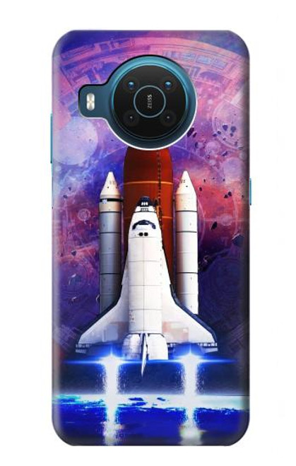 S3913 Colorful Nebula Space Shuttle Case For Nokia X20