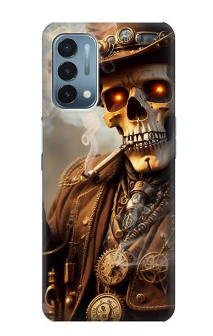 S3949 Steampunk Skull Smoking Case For OnePlus Nord N200 5G