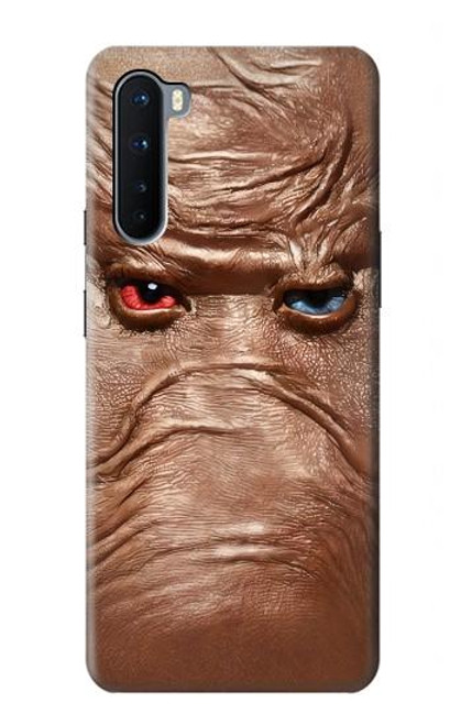 S3940 Leather Mad Face Graphic Paint Case For OnePlus Nord