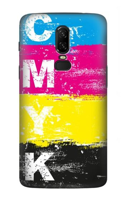 S3930 Cyan Magenta Yellow Key Case For OnePlus 6