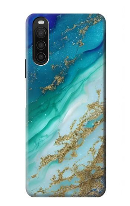 S3920 Abstract Ocean Blue Color Mixed Emerald Case For Sony Xperia 10 III