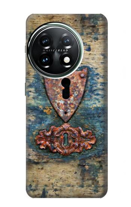 S3955 Vintage Keyhole Weather Door Case For OnePlus 11