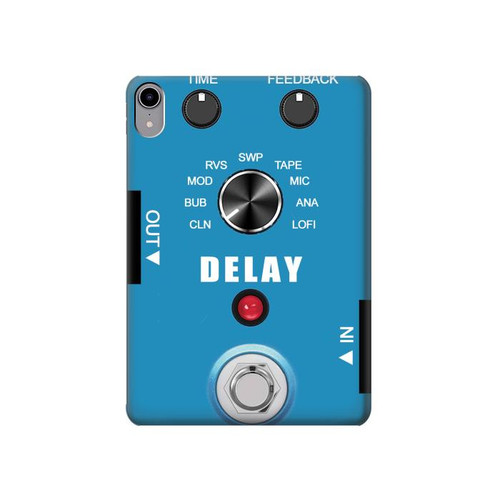 S3962 Guitar Analog Delay Graphic Hard Case For iPad mini 6, iPad mini (2021)