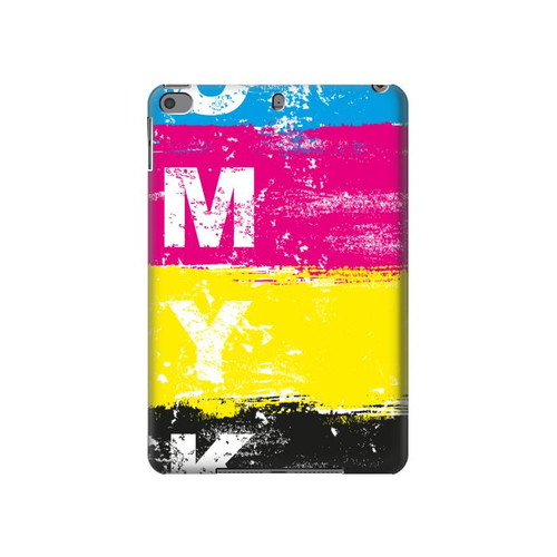 S3930 Cyan Magenta Yellow Key Hard Case For iPad mini 4, iPad mini 5, iPad mini 5 (2019)