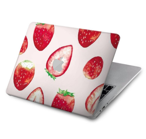 S3481 Strawberry Hard Case For MacBook Air 15″ (2023,2024) - A2941, A3114