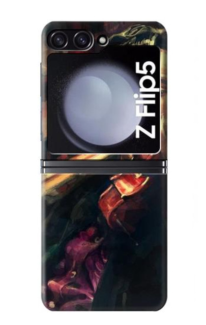 S0723 Violin Art Paint Case For Samsung Galaxy Z Flip 5