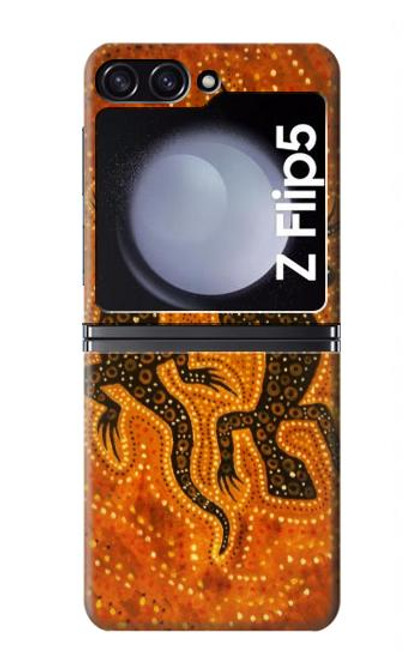 S2901 Lizard Aboriginal Art Case For Samsung Galaxy Z Flip 5