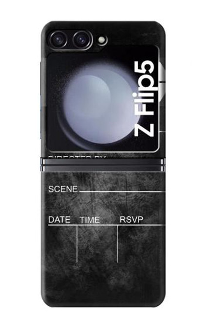 S2919 Vintage Director Clapboard Case For Samsung Galaxy Z Flip 5