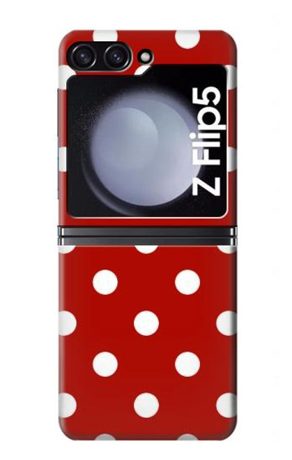 S2951 Red Polka Dots Case For Samsung Galaxy Z Flip 5