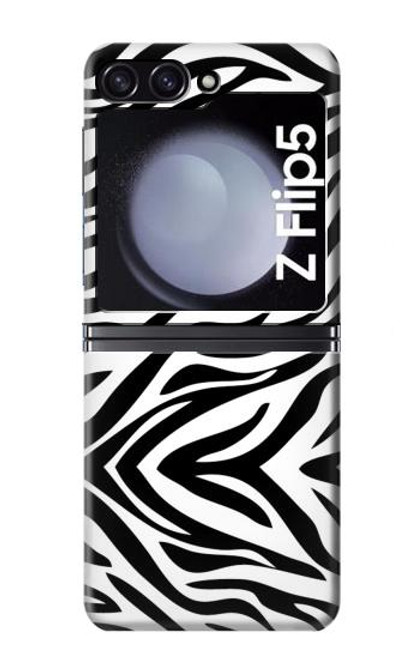 S3056 Zebra Skin Texture Graphic Printed Case For Samsung Galaxy Z Flip 5