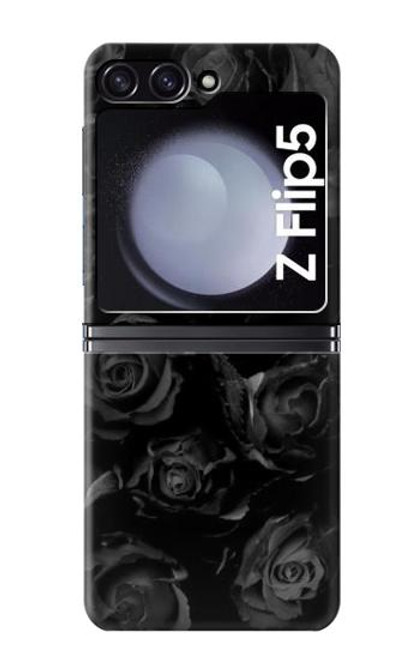 S3153 Black Roses Case For Samsung Galaxy Z Flip 5