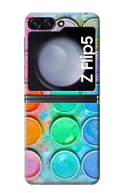 S3235 Watercolor Mixing Case For Samsung Galaxy Z Flip 5