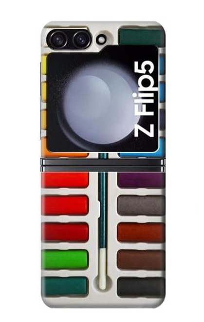 S3243 Watercolor Paint Set Case For Samsung Galaxy Z Flip 5